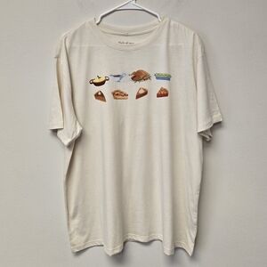 State of Mine Thanksgiving Harvest Short Sleeve Tee Natural XL